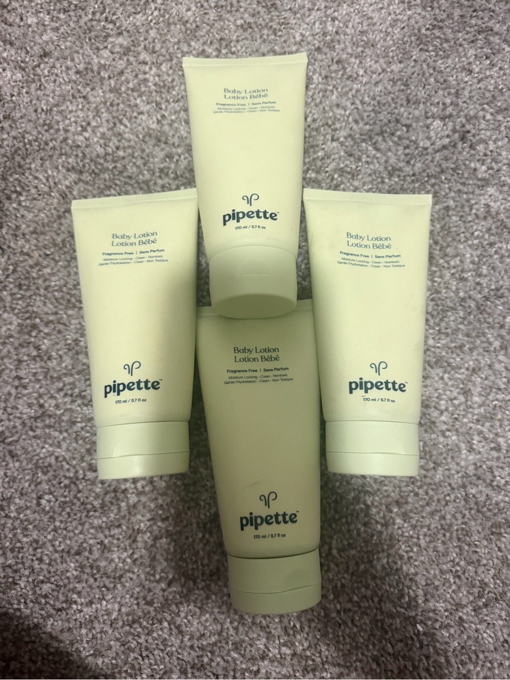 “New” (Takeall) Pipette Baby Lotion FragranceFree 5.7oz
